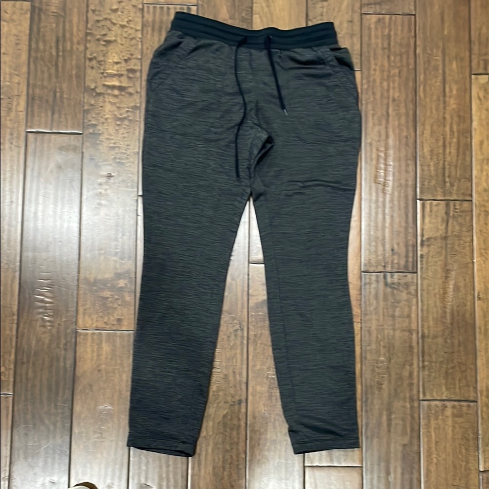Columbia Black Sweatpants Tapered Fit Elastic Waist
